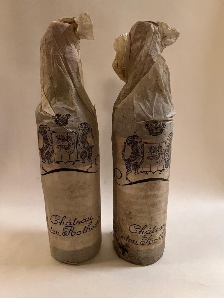 Chateau Mouton-Rothschild 1974 3 flessen 75cl, Verzamelen, Wijnen, Zo goed als nieuw, Rode wijn, Frankrijk, Ophalen of Verzenden