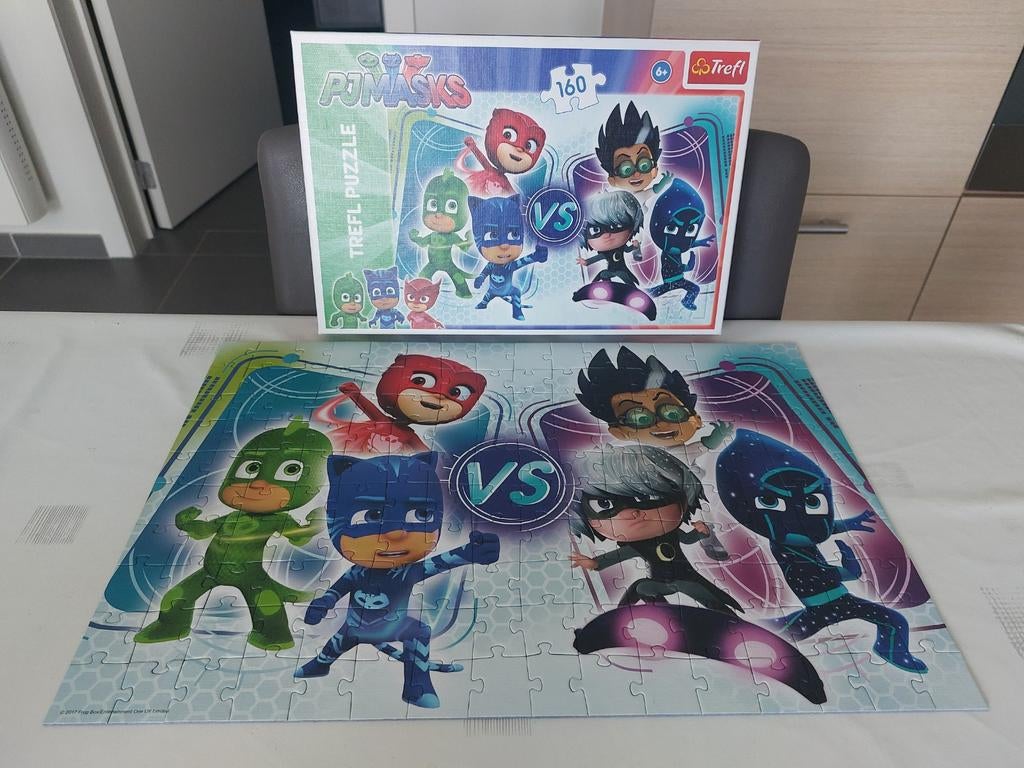 Trefl puzzel PJ Masks 160st, Kinderen en Baby's, Ophalen of Verzenden, Meer dan 50 stukjes, Nieuw, 6 jaar of ouder