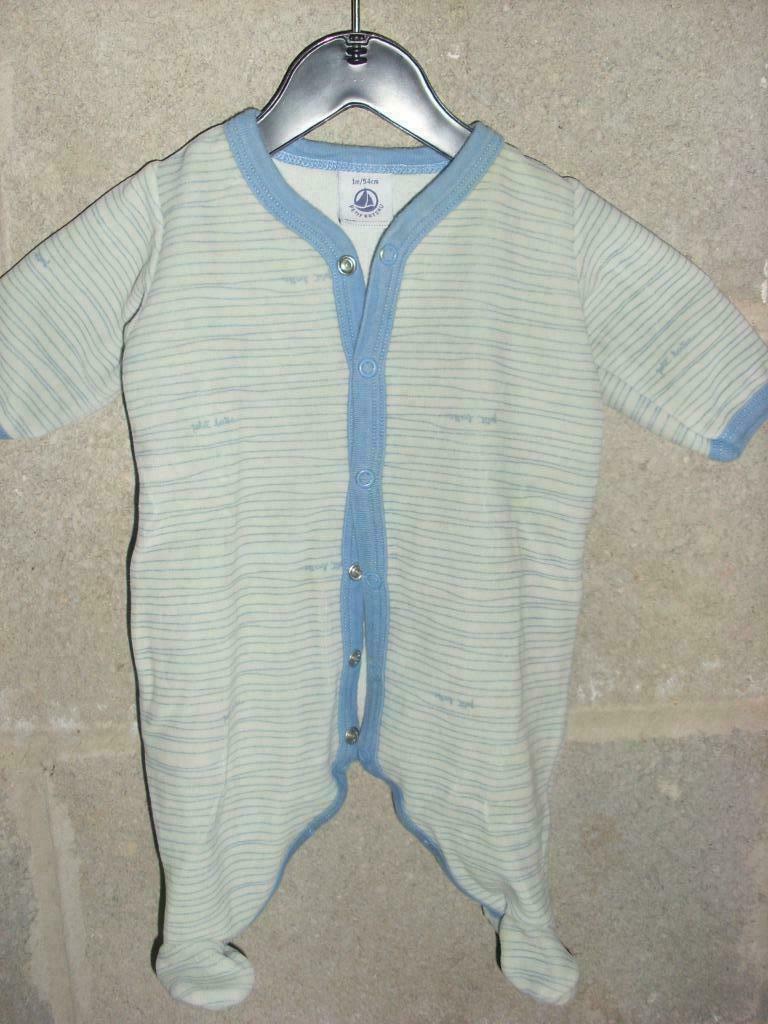 petit bateau pyjama/ romper maat 54, Kinderen en Baby's, Nacht- of Onderkleding, Gebruikt, Jongetje of Meisje, Ophalen of Verzenden