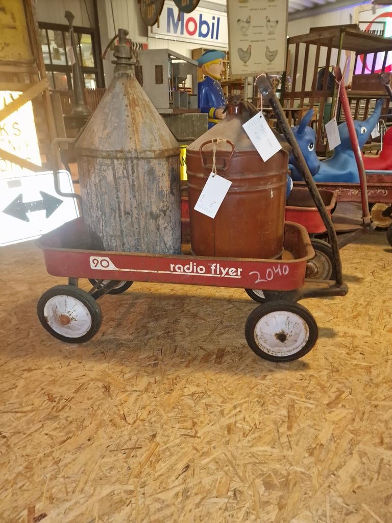 Vintage radio flyer  bolderkar, Ophalen