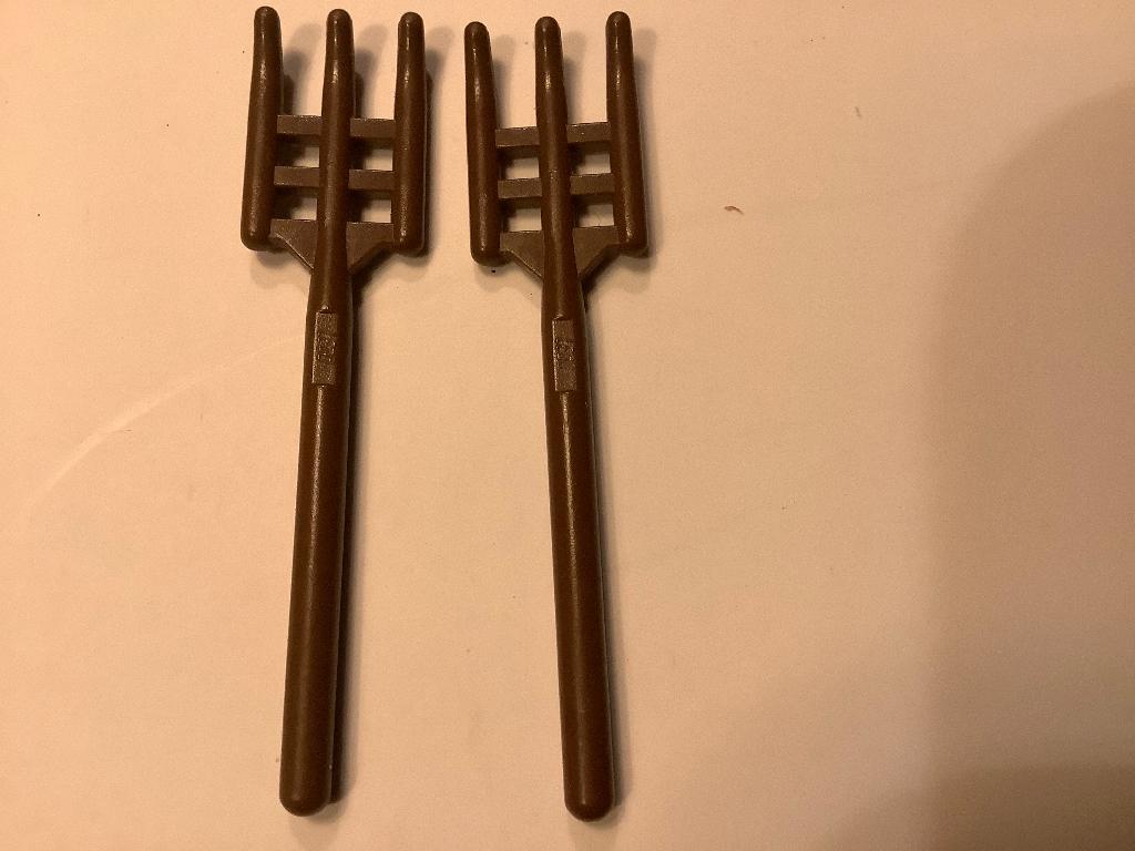 Lego Pitchfork 2 stuks / 602-A1, Kinderen en Baby's, Speelgoed | Duplo en Lego, Ophalen of Verzenden, Zo goed als nieuw, Losse stenen