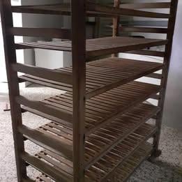 GRANDE ETAGERE DE STOCKAGE SUR ROUES, Enlèvement, Utilisé