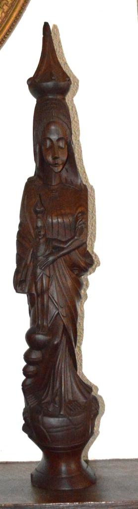 Afrikaanse versie Notre Dame de Victoire 58 cm, Antiek en Kunst, Antiek | Religieuze voorwerpen, Ophalen of Verzenden