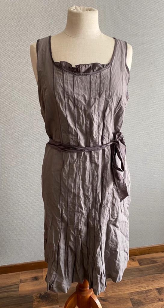 Bruine mouwloze jurk Atmos Fashion maat 46, Taille 46/48 (XL) ou plus grande, Atmos fashion, Comme neuf, Brun