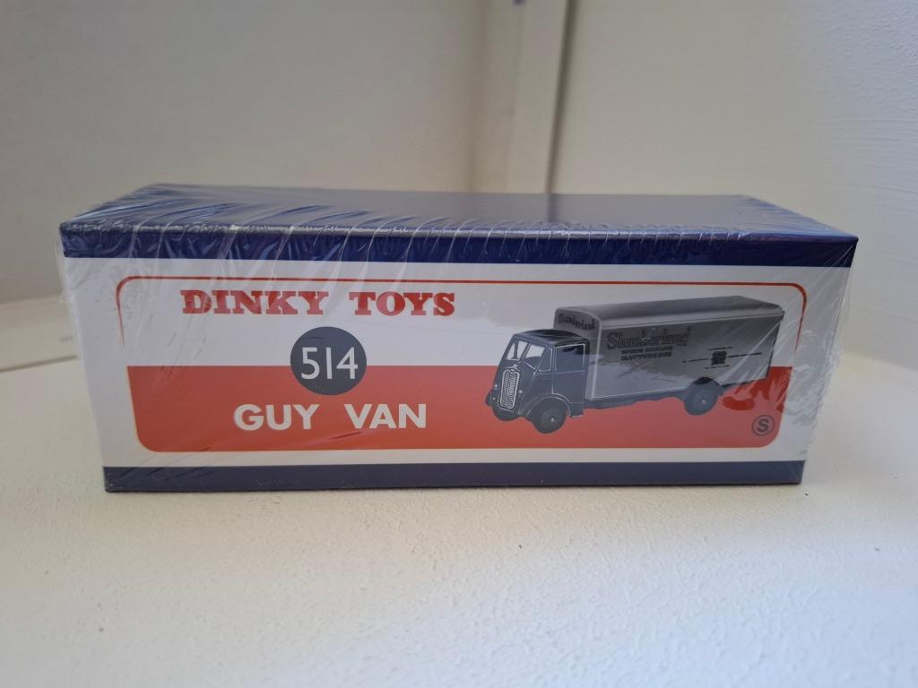 Camion GUY Van Slumberland U.K. 1/43 Atlas DINKY Neuf+Boite, Enlèvement ou Envoi, Neuf, Bus ou Camion, Dinky Toys