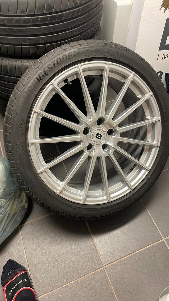 Jantes 20 pouces avec pneus bridgestone turenza 255/40r20, Autos : Pièces & Accessoires, Pneus & Jantes, Pneus et Jantes, Véhicule de tourisme