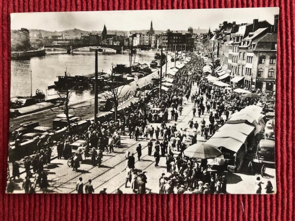OUDE  POSTKAART  VAN  LUIK / LIEGE, Verzamelen, Postkaarten | België, Gelopen, Luik, 1940 tot 1960, Ophalen of Verzenden