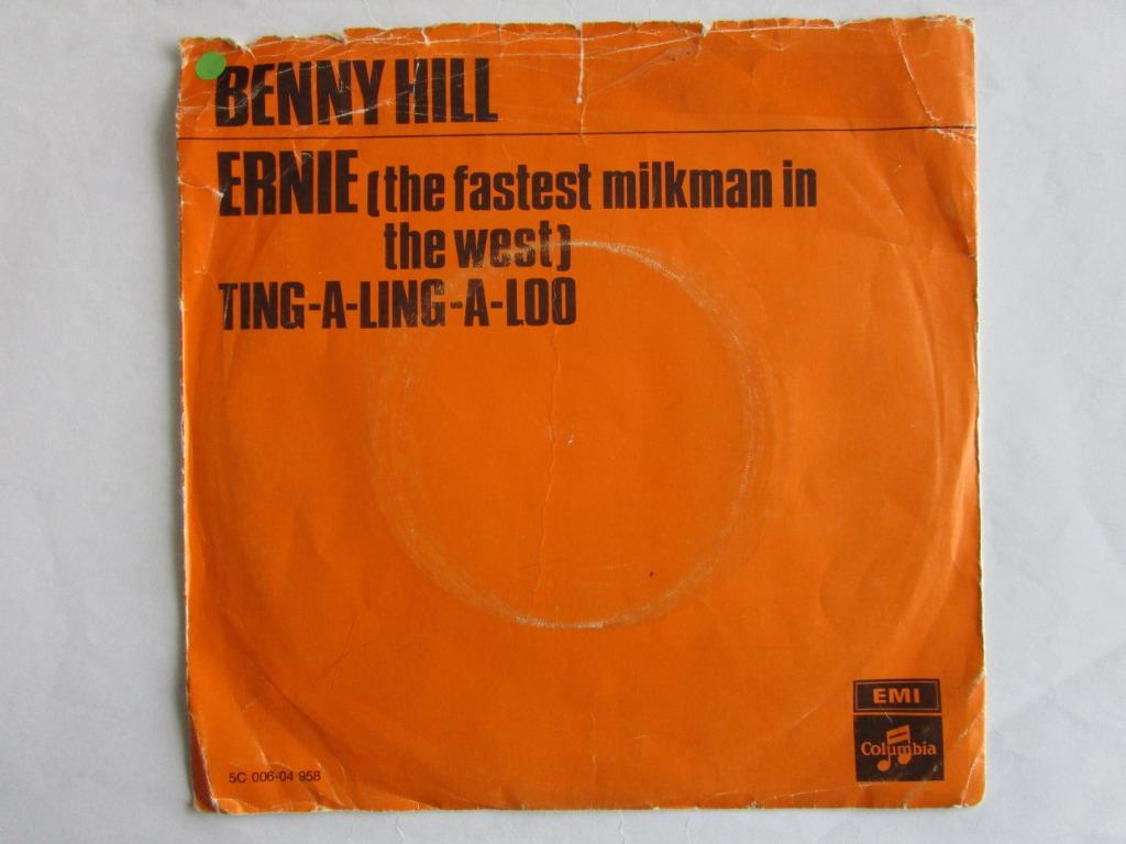 Benny Hill : Ernie ( the fast milkman in the west. 1971, Cd's en Dvd's, Ophalen of Verzenden, Gebruikt, Pop