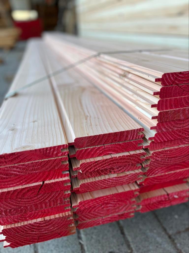 Douglas planchetten., Doe-het-zelf en Bouw, Hout en Planken, Ophalen, Minder dan 25 mm, Nieuw, Plank