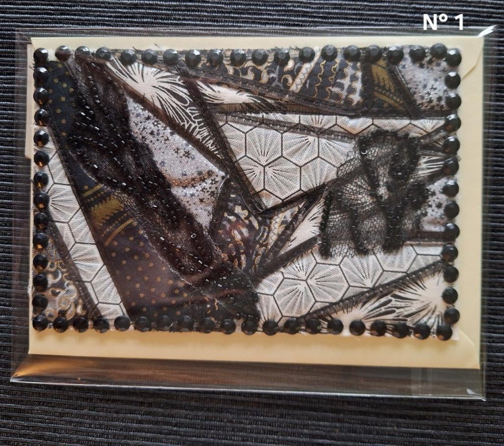 Cartes textiles, Enlèvement ou Envoi