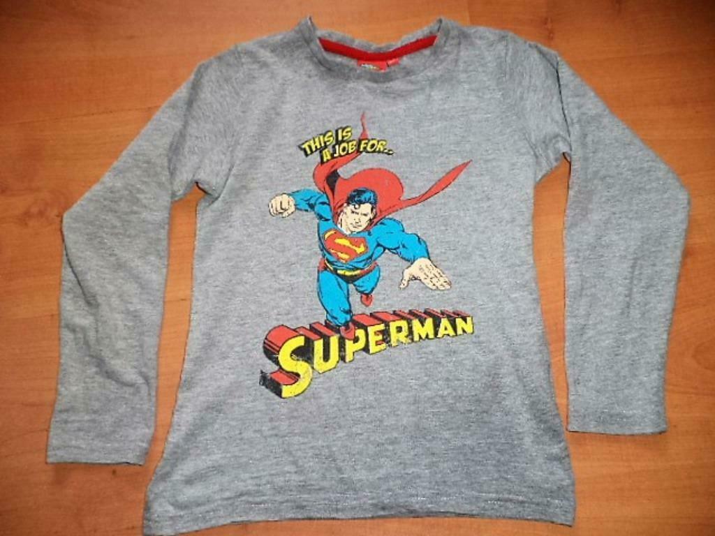 Lot 3 tshirts Superman Spiderman 7-8 + 10 ans, Garçon, Tex, Enlèvement ou Envoi, Autres types