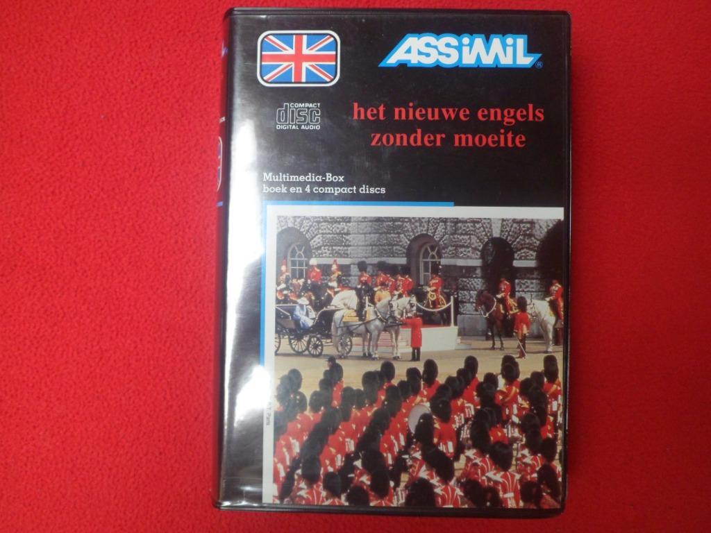 ASSiMiL: Het nieuwe Engels zonder moeite / Box + 4 cd's, Boeken, Ophalen of Verzenden, Zo goed als nieuw, ASSiMiL / Anthony Bulger