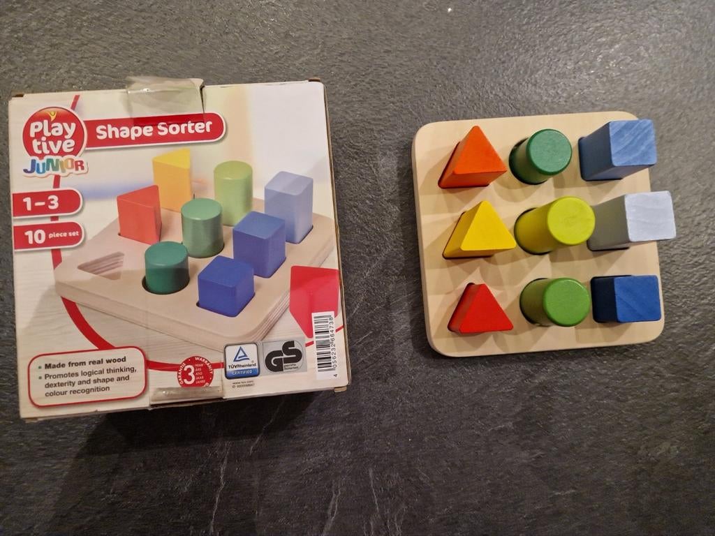 houten vormenspel, Ophalen, Zo goed als nieuw, Bouwen
