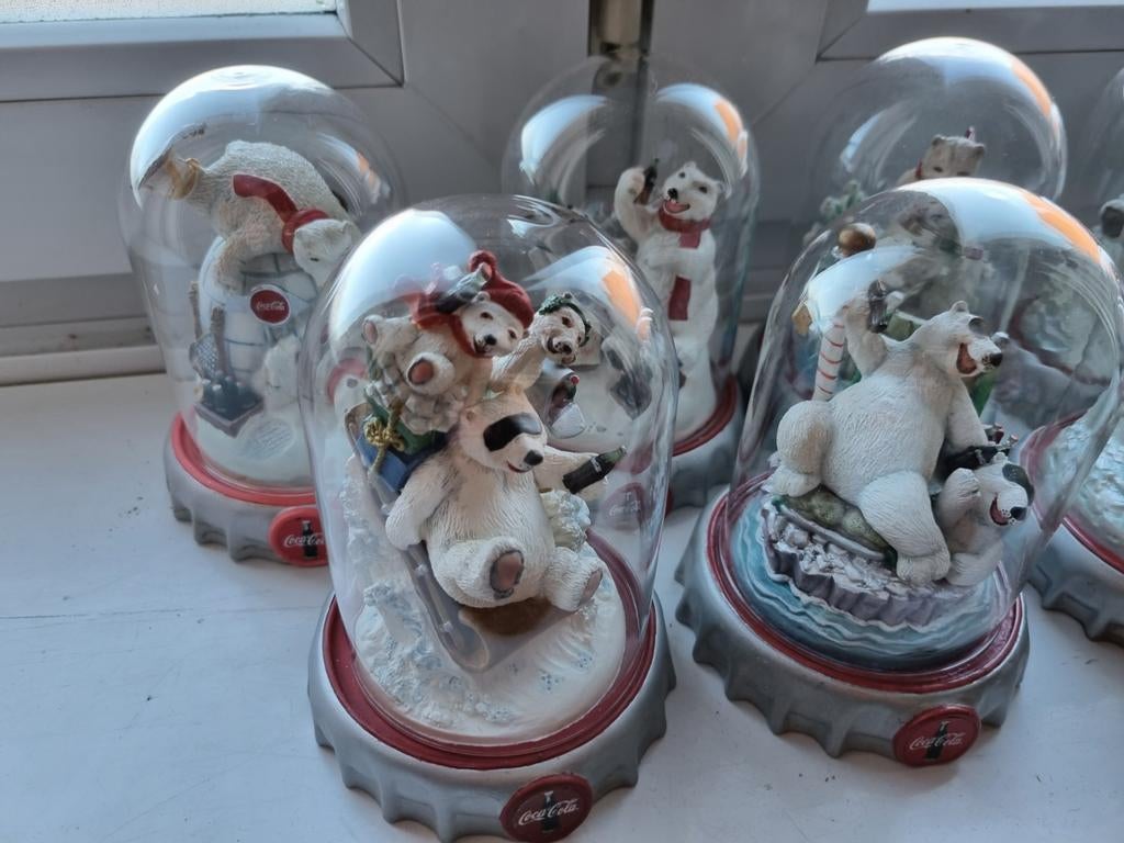 Lot de 9 statuettes Coca-Cola, Ophalen of Verzenden