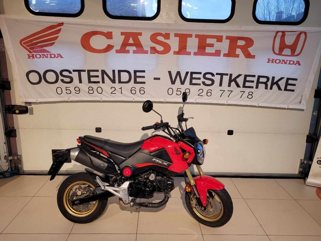 Honda MSX 125, Bedrijf, 125 cc, 11 kW of minder, 1 cilinder