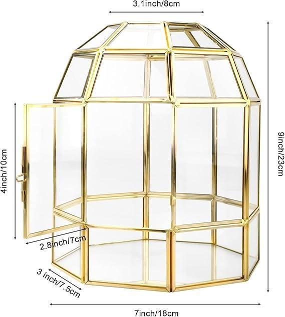 terrarium géométrique | Verre | LIVRAISON GRATUITE, Neuf, HOMETONE, -, Autres couleurs