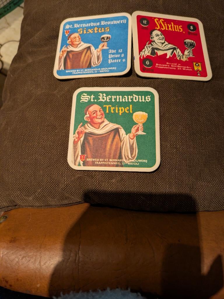 St Bernardus, Enlèvement ou Envoi, Comme neuf, Sous-bock