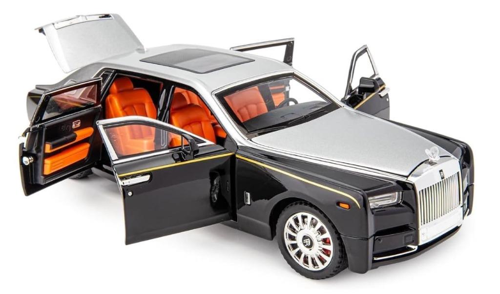 schaal 1-18 2017 Rolls-Royce Phantom VIII EWB zwart-zilver, Enlèvement ou Envoi, Neuf, Voiture, Autres marques
