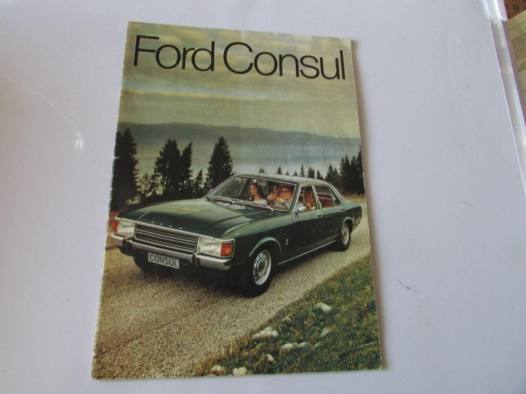 FORD CONSUL, BROCHURE 1972, Livres, Autos | Brochures & Magazines, Utilisé, Ford, Enlèvement ou Envoi