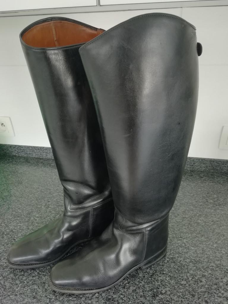 Lederen dames rijlaarzen, Dieren en Toebehoren, Ophalen of Verzenden, Gebruikt, Dames