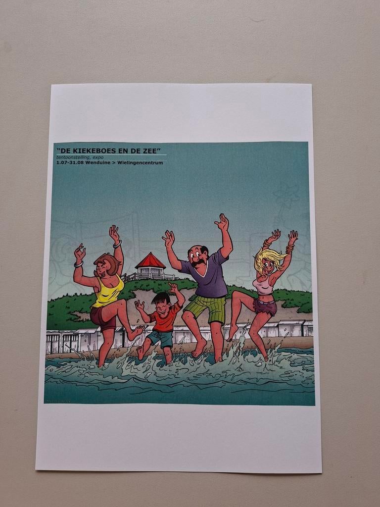 De Kiekeboes en de zee, Ophalen