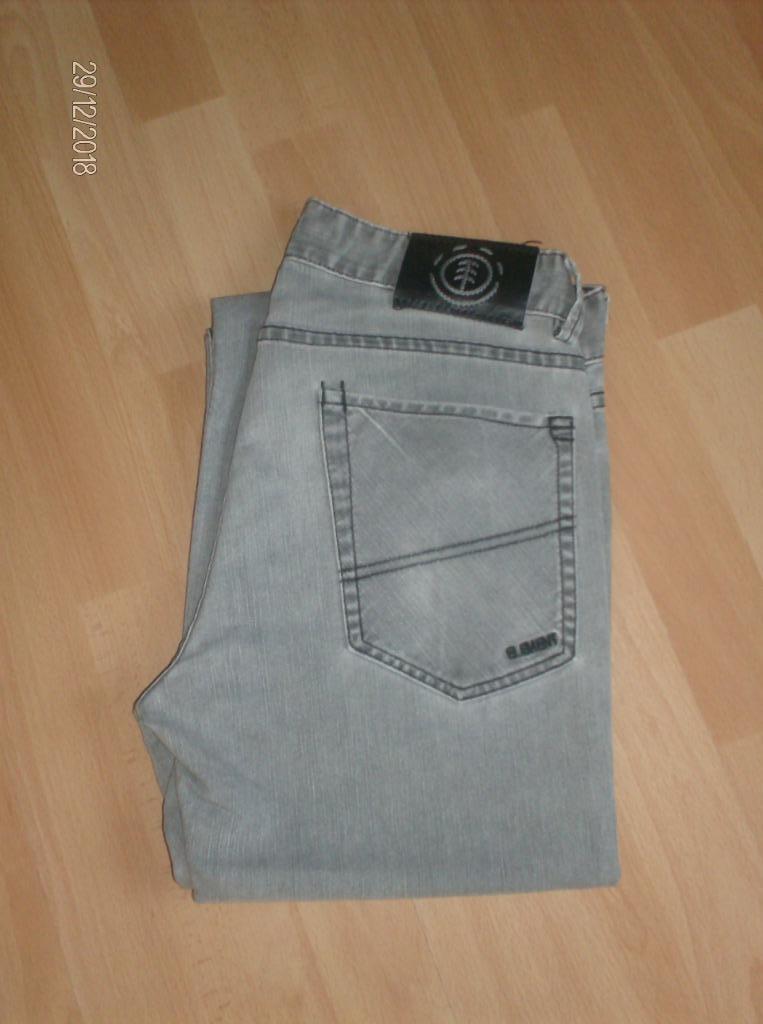 Jeansbroek grijs merk element - taille 38cm, Kleding | Heren, Spijkerbroeken en Jeans, W32 (confectie 46) of kleiner, Ophalen of Verzenden