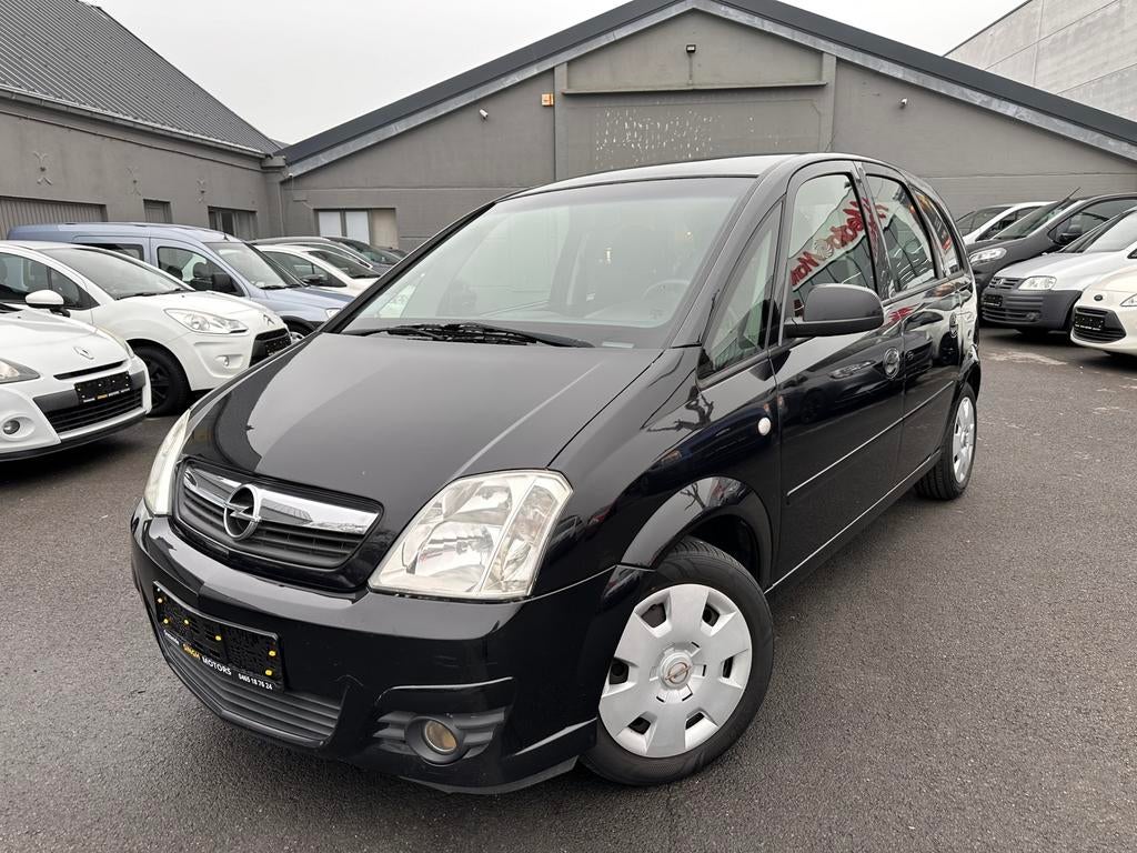 Opel Meriva 1.4 benzine | Airco | Keuring + Carpass |, Auto's, Zwart, Meriva, Euro 4, 66 kW