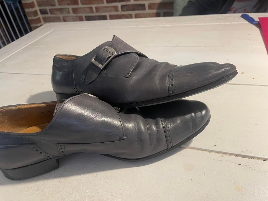 Onversleten Bally gespschoenen mt 42 / 8, Ophalen, Overige kleuren, Gespschoenen, Gedragen