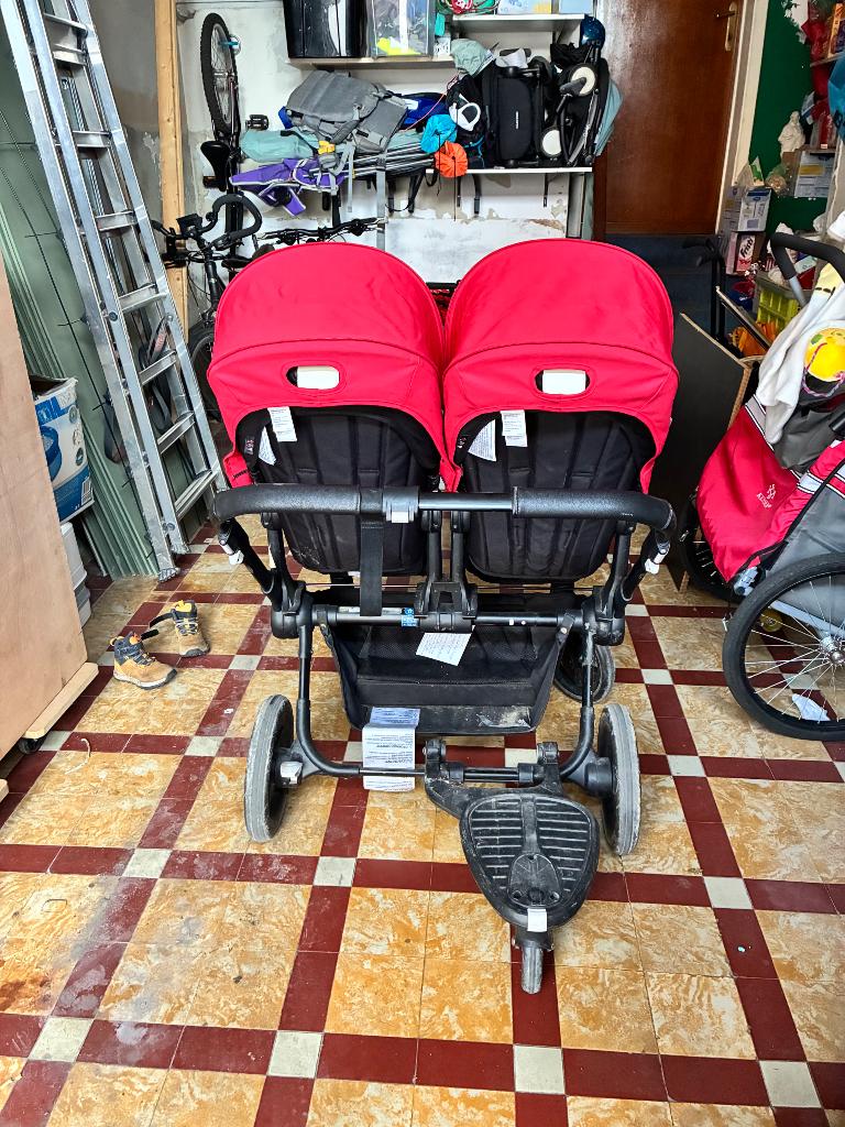 Duo d'ânes Bugaboo, Enfants & Bébés, Poussettes & Combinaisons, Tige de poussée réglable, Bugaboo, Comme neuf, Enlèvement
