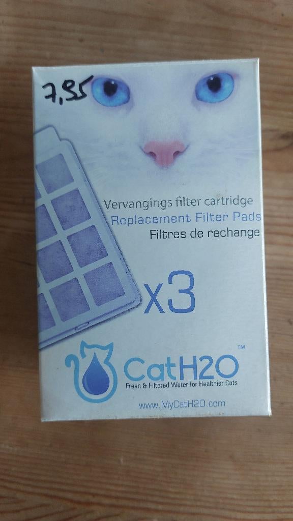 Filtres fontaine pour chat, Enlèvement, Neuf