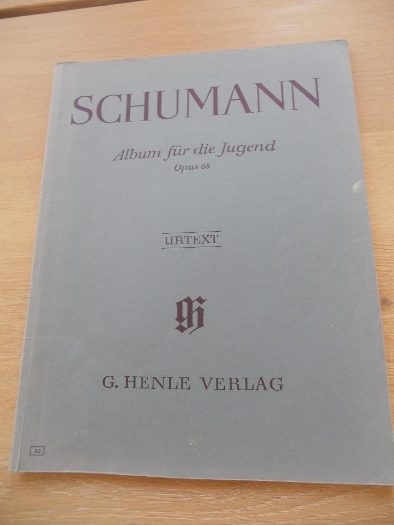 PIANOPARTITUUR  FUR DIE JUGEND SCHUMAN, Boeken, Muziek, Ophalen of Verzenden, Zo goed als nieuw, Instrument, Diverse auteurs