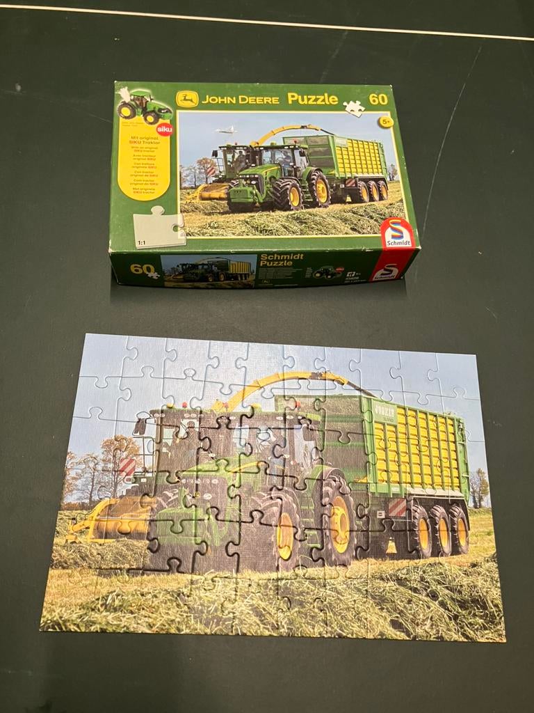 Puzzel John Deere - 60 stuks, Ophalen of Verzenden, Zo goed als nieuw