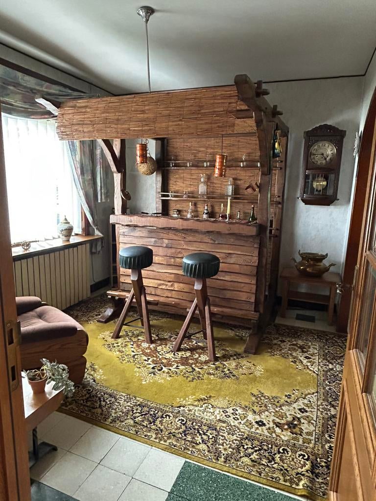 Barmeubel met twee krukken, Huis en Inrichting, Barren, Ophalen, Zo goed als nieuw