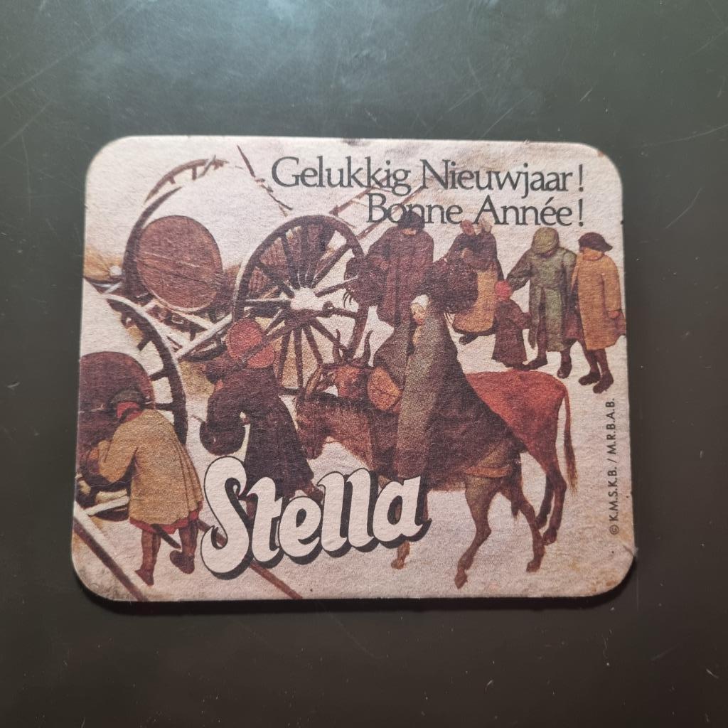 Sous Bock Stella Artois (modèle 143), Ophalen of Verzenden, Gebruikt, Viltje(s), Stella Artois