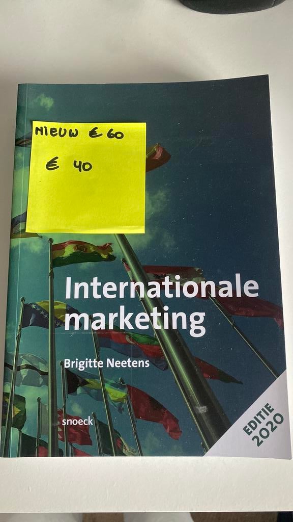 Boek Internationale Marketing, Ophalen, Zo goed als nieuw