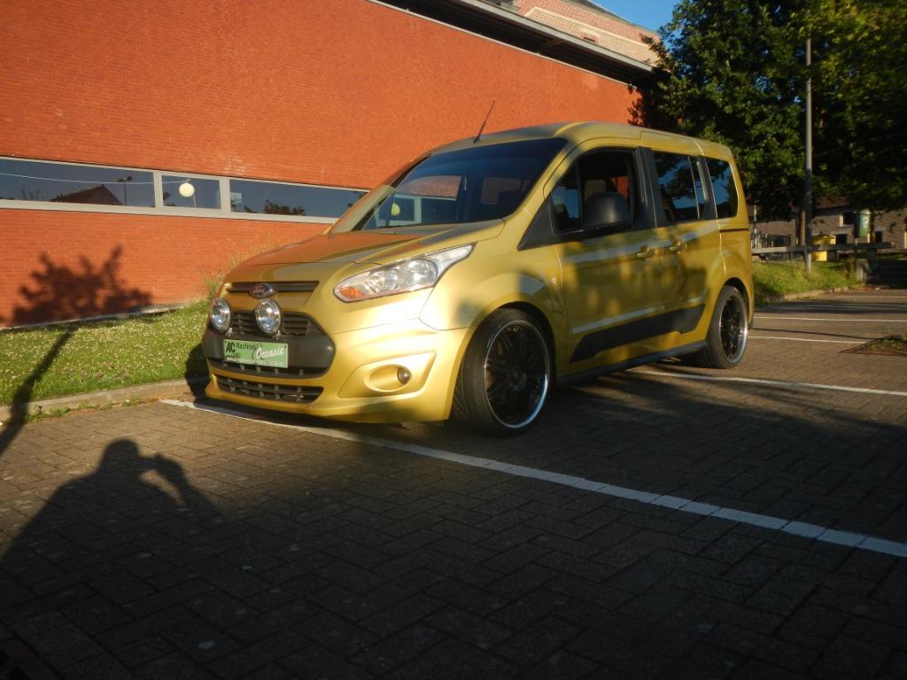 ford tourneo connect 1.6tdci, Auto's, Euro 5, Zwart, 1600 cc, Bedrijf