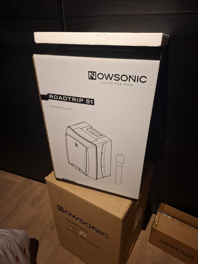 NOWsonic ROADTRIP51 draadloze box op accu met micro (NIEUW), Ophalen of Verzenden