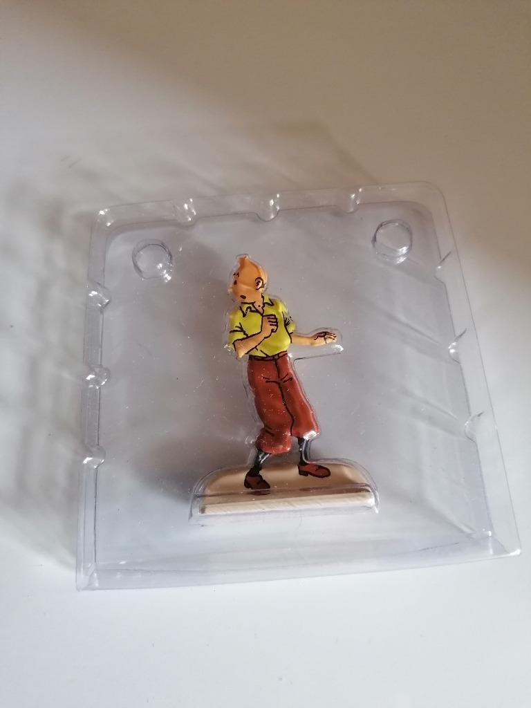 Figurine TINTIN plate en métal coloré,Herge, Collections, Enlèvement ou Envoi, Tintin, Neuf, Statue ou Figurine