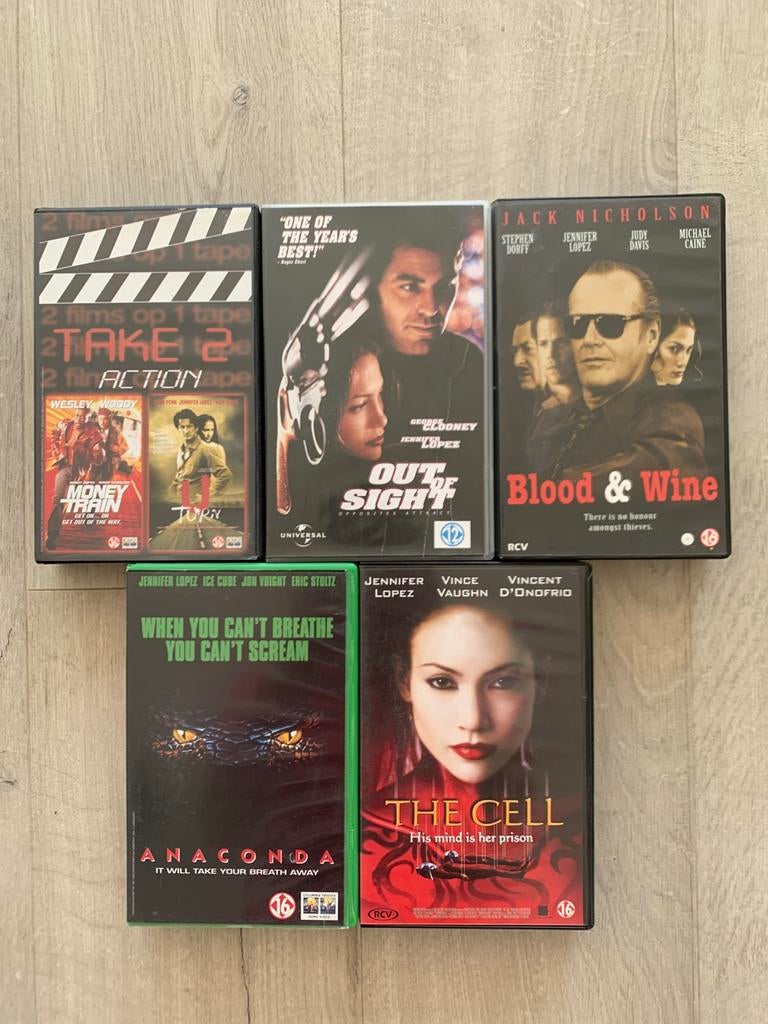VHS films met Jennifer Lopez, Ophalen of Verzenden, Gebruikt