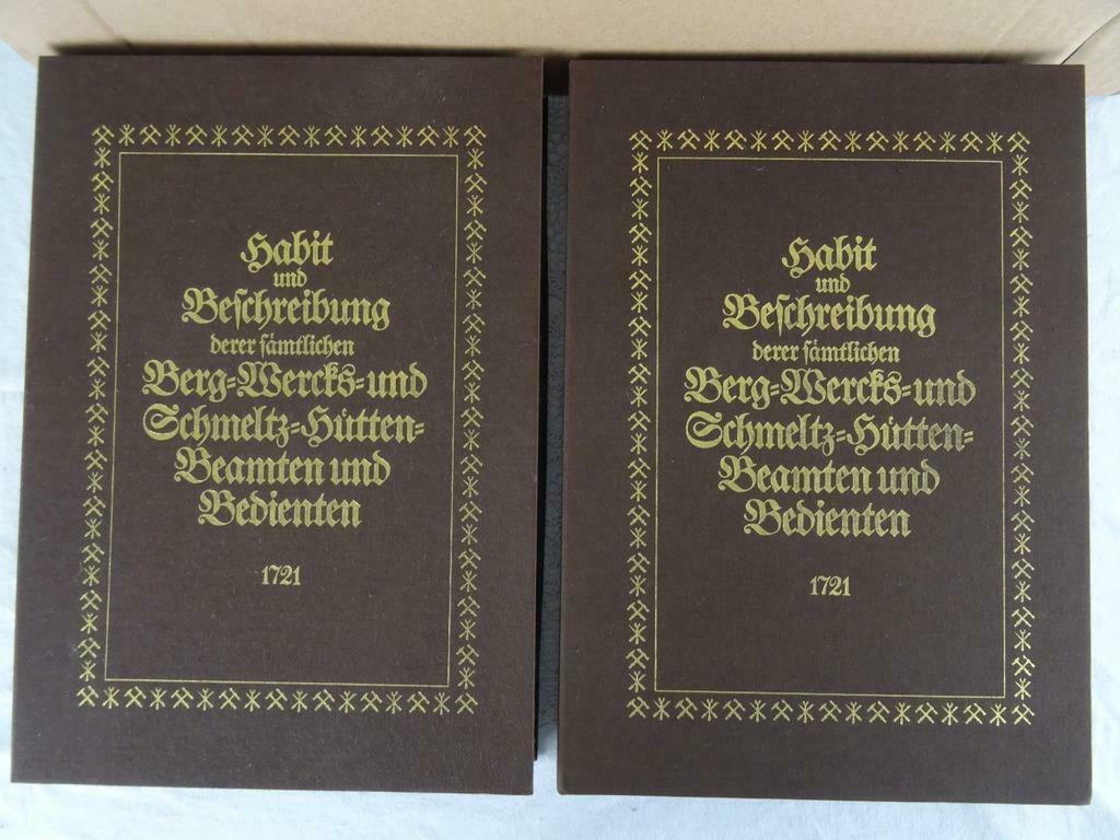 Collectie prenten mijnwerkers klederdracht 1721 Habit und be, Verzamelen, Klederdracht, Ophalen of Verzenden, Zo goed als nieuw