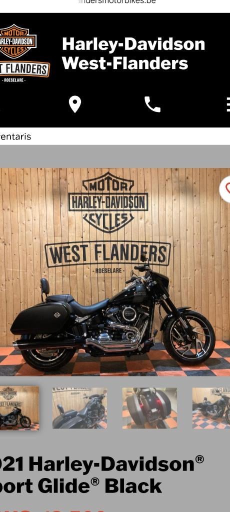 Harley davidson sport glide, Motoren, Motoren | Harley-Davidson, 2 cilinders, 1745 cc, Motorrijbewijs A, Particulier