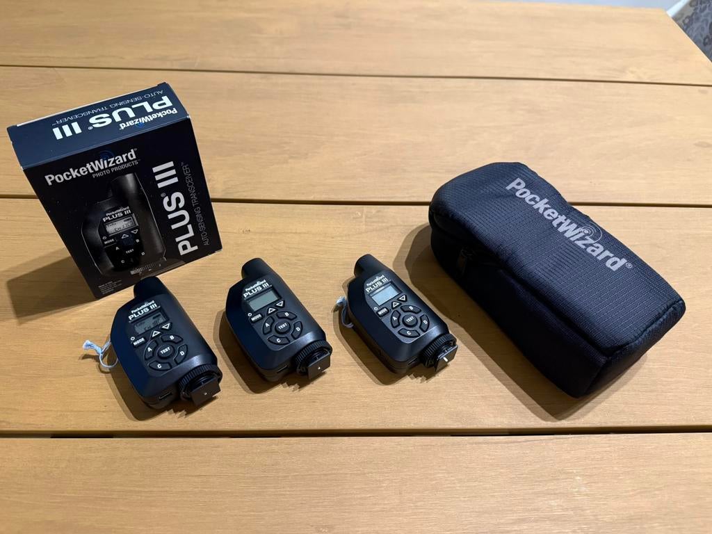 Pocketwizard plus III set, Ophalen, Zo goed als nieuw