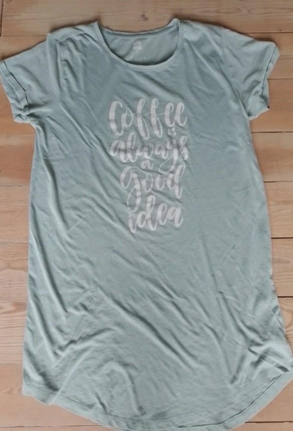 Slaapkleed maat L ´Coffee is always a good idea´, Hema, Ophalen of Verzenden, Zo goed als nieuw, Maat 42/44 (L)