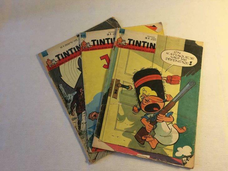 journal Tintin n°39 - 45 - 46 - sept 1962, Livres, Enlèvement ou Envoi, Utilisé