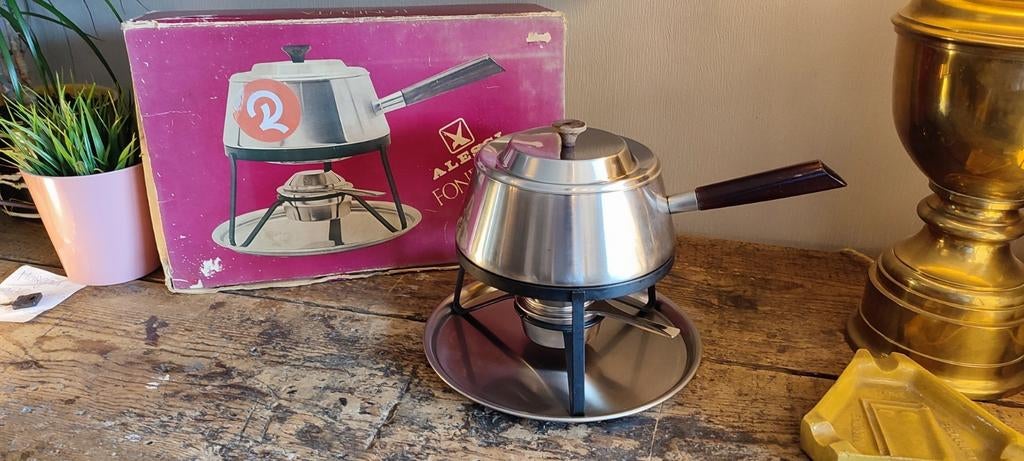 Vintage fondue set Alessi, Electroménager, Enlèvement ou Envoi, Comme neuf