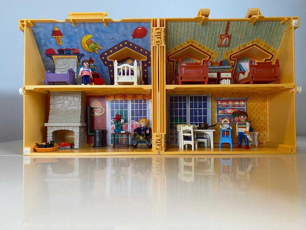 Playmobil huis, Ophalen, Gebruikt