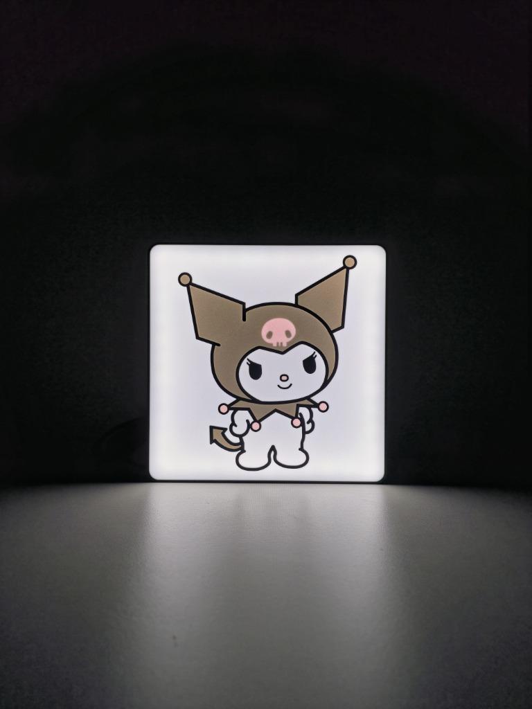 Lumière/boîte à lumière LED Kuromi, Neuf, Autres culots, Enlèvement ou Envoi, Kawaii-stijl en Sanrio