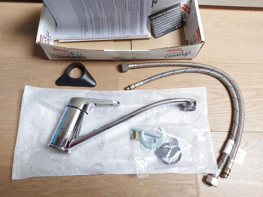 Franke Spider ééngreepsmengkraan, Doe-het-zelf en Bouw, Sanitair, Ophalen, Nieuw, Chroom, Kraan