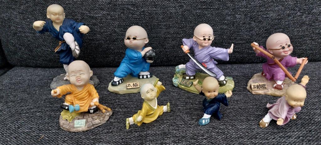 Shaolin monniken statues, Ophalen of Verzenden, Zo goed als nieuw, Overige typen