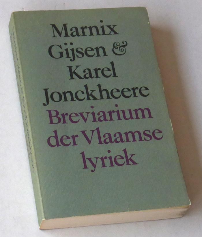 Brevarium der Vlaamse lyriek, Marnix Gijsen, Ophalen of Verzenden, Meerdere auteurs, Gelezen